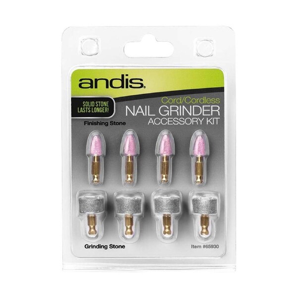 Andis Cord/Cordless Nail Grinder Replacement Accessory Kit Pack