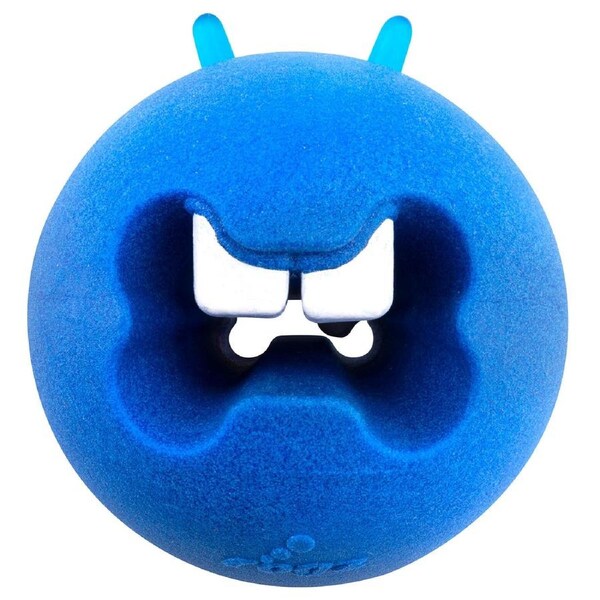 Rogz Fred Treat Ball Treat Dispensing Dog Toy Blue