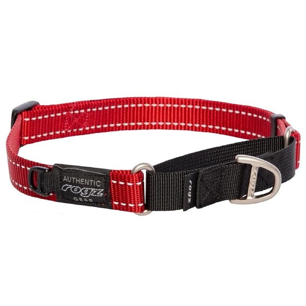 Rogz Control Non-Slip Dog Safety Collar Web Red Large