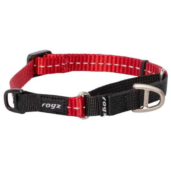 Rogz Control Non-Slip Dog Safety Collar Web Red Small