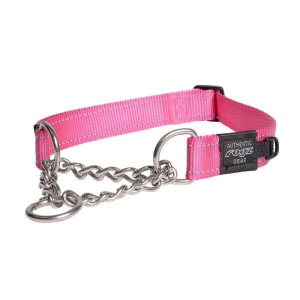 Rogz Control Obedience Non-Slip Dog Collar Pink XL