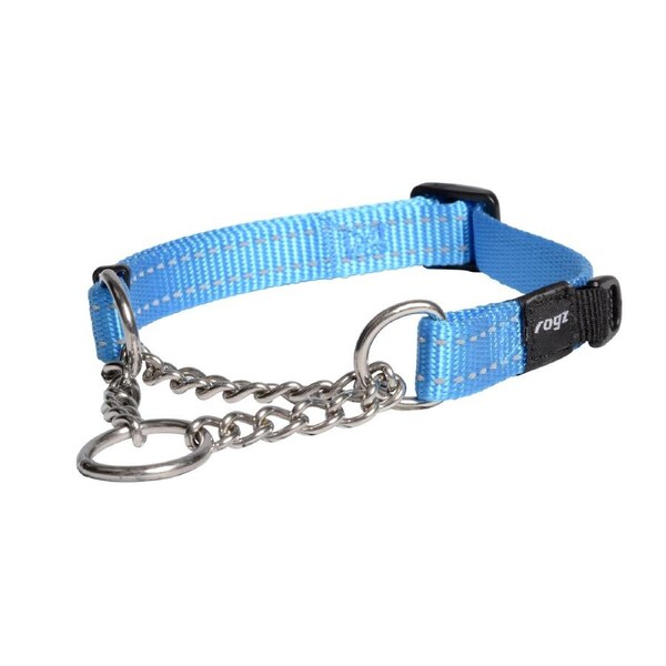 Rogz Control Obedience Non-Slip Dog Collar Turquoise Medium