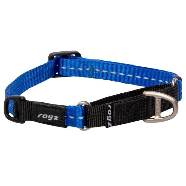 Rogz Control Non-Slip Dog Safety Collar Web Blue Small