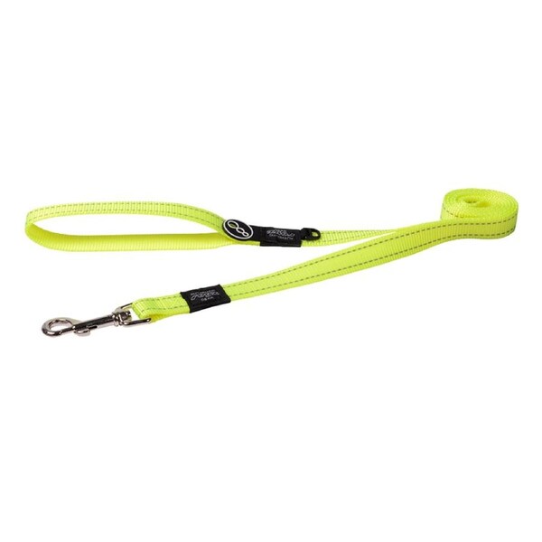 Rogz Classic Reflective Dog Safety Lead Dayglo Large