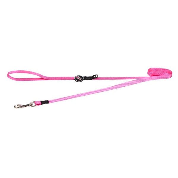 Rogz Classic Reflective Dog Safety Lead Pink Small