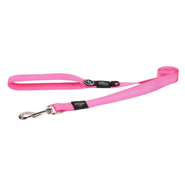 Rogz Classic Reflective Dog Safety Lead Pink XL