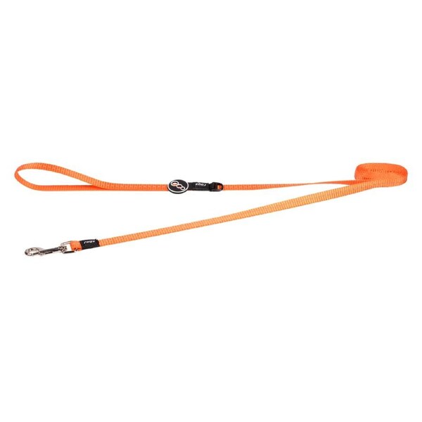 Rogz Classic Reflective Dog Safety Lead Orange Small