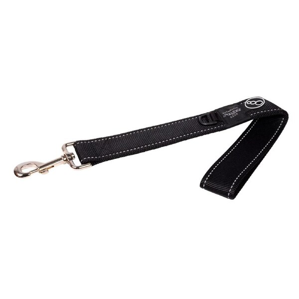Rogz Classic Reflective Dog Safety Lead Black XXL