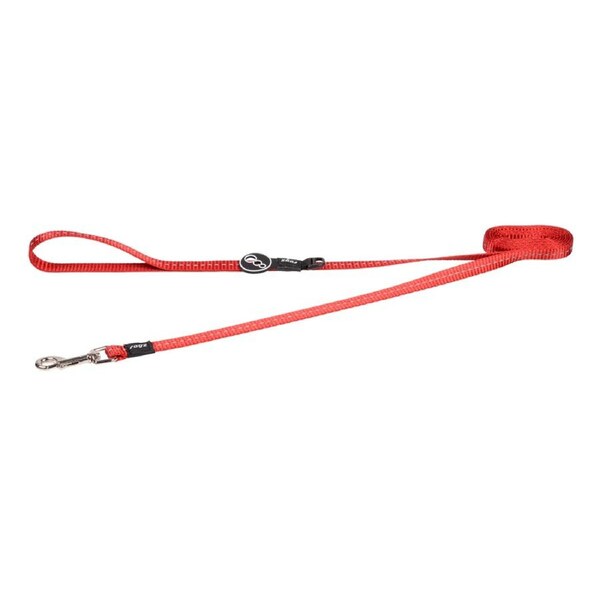 Rogz Classic Reflective Dog Safety Lead Red Small