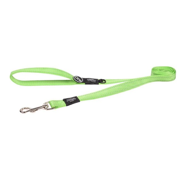 Rogz Classic Reflective Dog Safety Lead Lime Large
