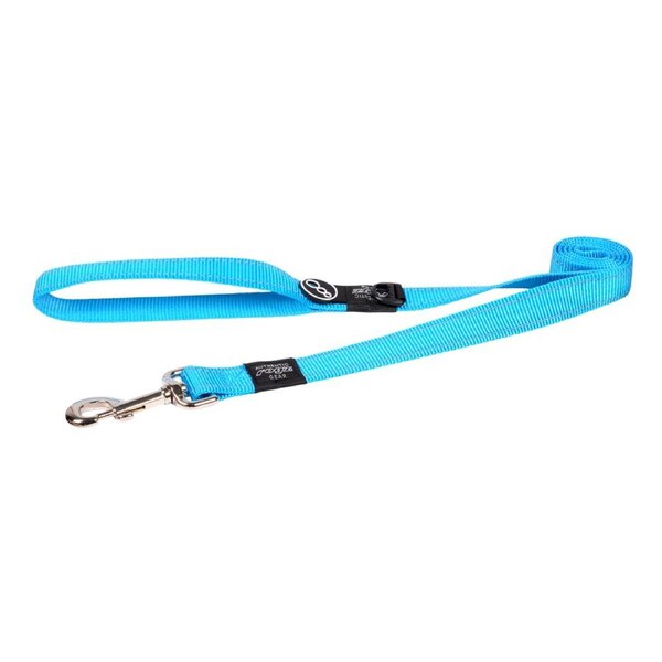 Rogz Classic Reflective Dog Safety Lead Turquoise XL