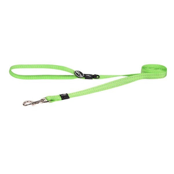 Rogz Classic Reflective Dog Safety Lead Lime Medium