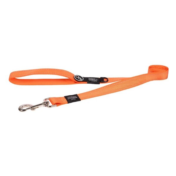Rogz Classic Reflective Dog Safety Lead Orange XL