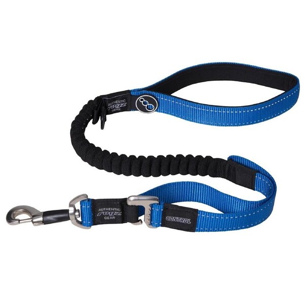 Rogz Control Shock Absorbing Bungee Dog Lead Blue XL