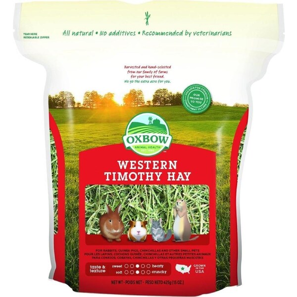 Oxbow Western Timothy Hay for Small Animals 425g