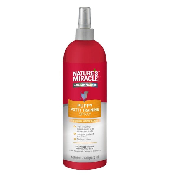 Natures Miracle Advanced Platinum Puppy Potty Training Spray 473ml