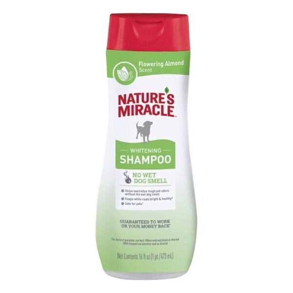 Natures Miracle Whitening Dog Grooming Shampoo 473ml