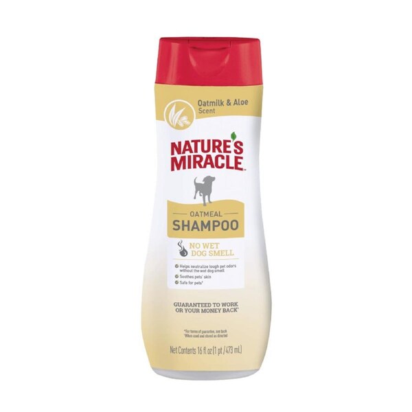 Natures Miracle Oatmeal Dog Grooming Shampoo 473ml