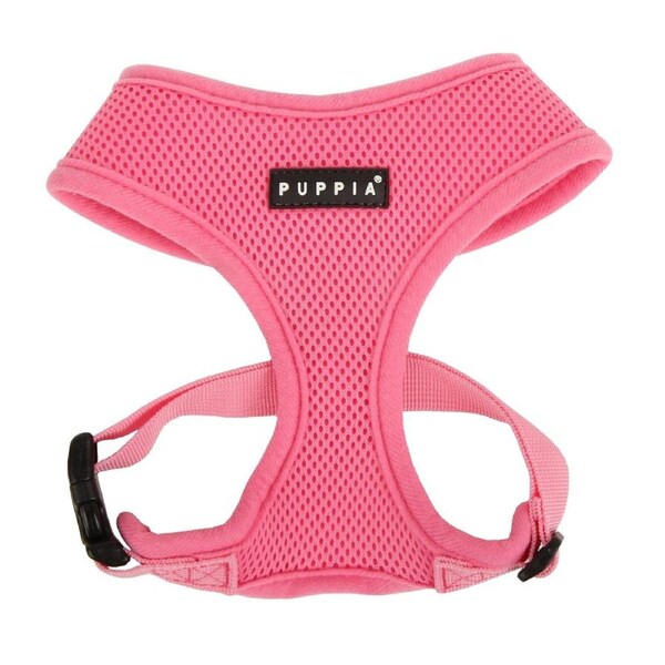 Puppia Soft Polyester Adjustable Dog Harness Pink Medium
