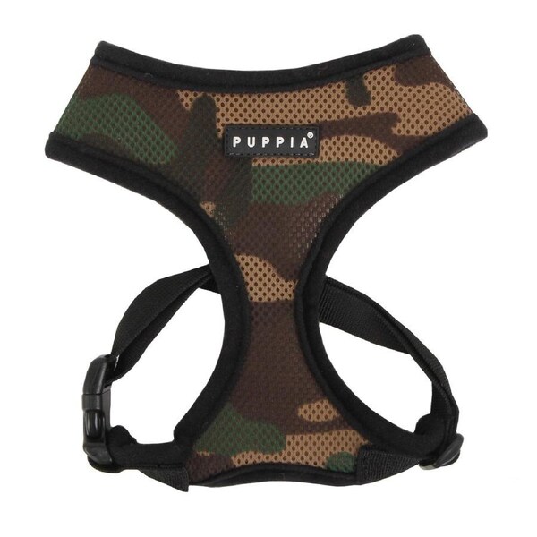 Puppia Soft Polyester Adjustable Dog Harness Camo XL