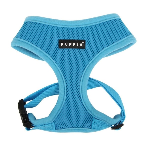 Puppia Soft Polyester Adjustable Dog Harness Sky Blue XL