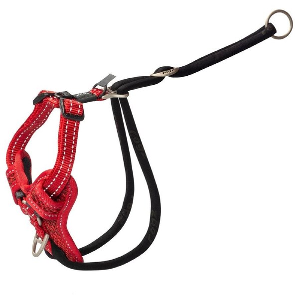 Rogz Control Stop Pull Dog Safety Harness Red Medium