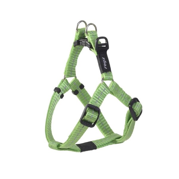 Rogz Classic Step-In Reflective Dog Harness Lime Small