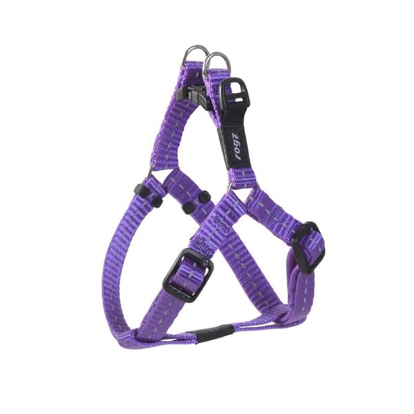 Rogz Classic Step-In Reflective Dog Harness Purple Small