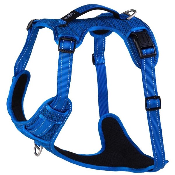 Rogz Explore Durable Nylon Dog Safety Harness Blue XL