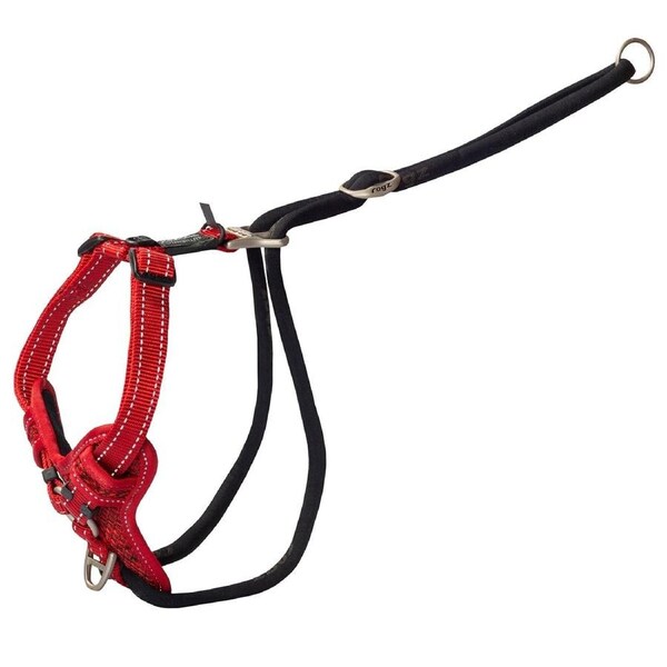 Rogz Control Stop Pull Dog Safety Harness Red Large