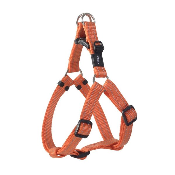 Rogz Classic Step-In Reflective Dog Harness Orange Medium