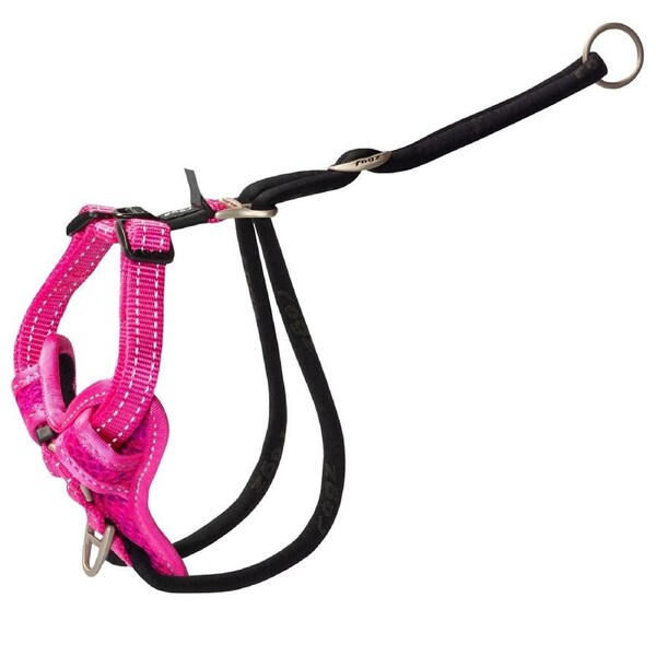 Rogz Control Stop Pull Dog Safety Harness Pink Medium