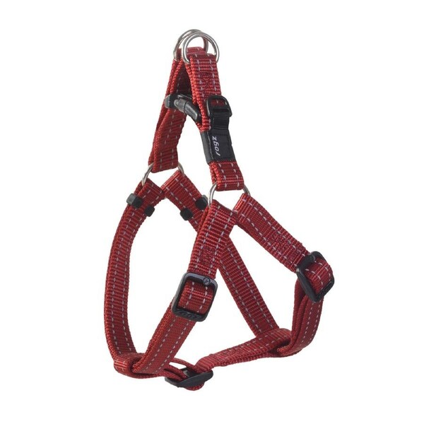 Rogz Classic Step-In Reflective Dog Harness Red Medium