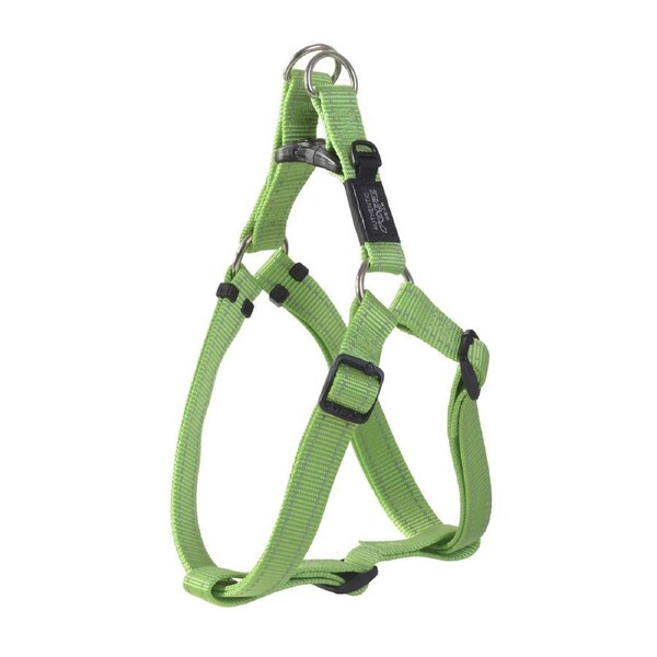 Rogz Classic Step-In Reflective Dog Harness Lime Large