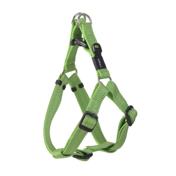 Rogz Classic Step-In Reflective Dog Harness Lime Medium