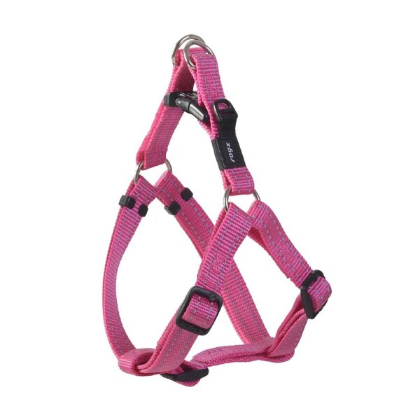 Rogz Classic Step-In Reflective Dog Harness Pink Medium