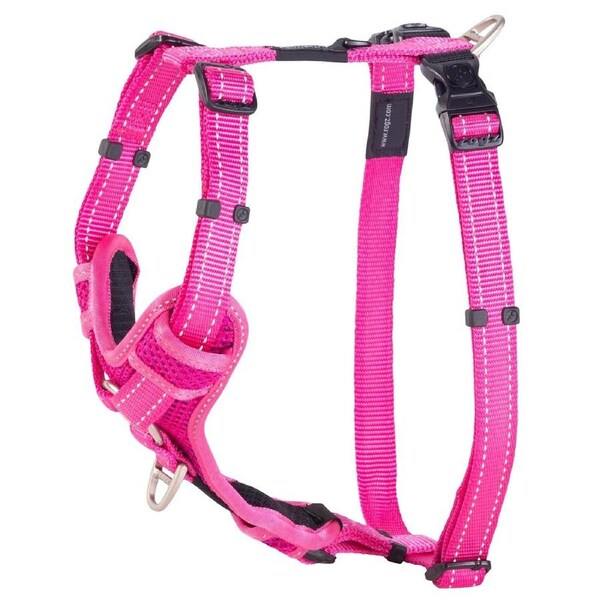 Rogz Control Stop-Pull Dog Harness Padded Pink Large