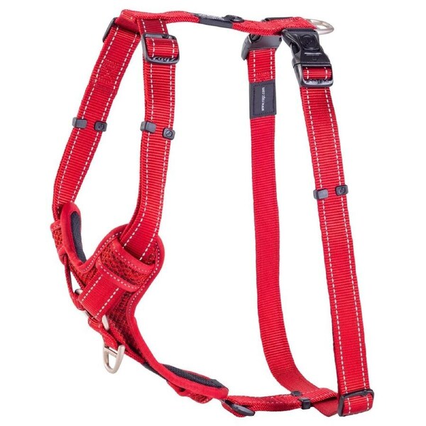 Rogz Control Stop-Pull Dog Harness Padded Red XL