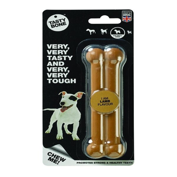 Tasty Bone Nylon Lamb Dental Care Dog Chew Small