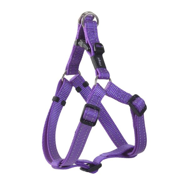 Rogz Classic Step-In Reflective Dog Harness Purple Medium