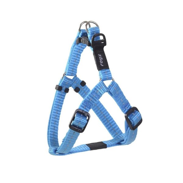 Rogz Classic Step-In Reflective Dog Harness Turquoise Small