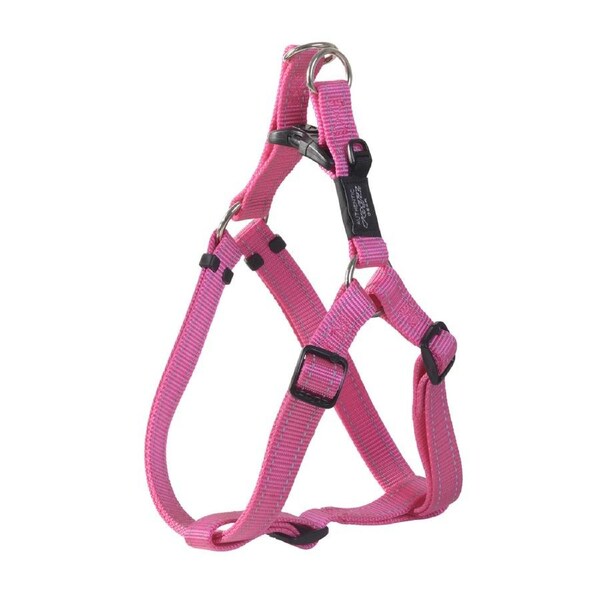 Rogz Classic Step-In Reflective Dog Harness Pink Large