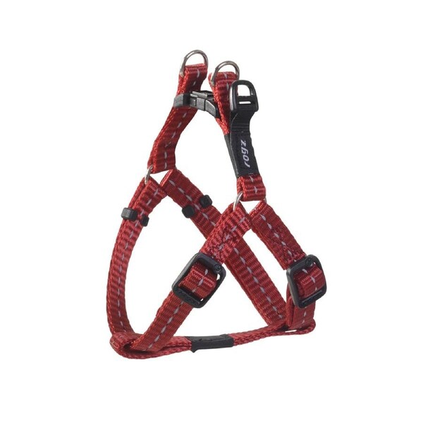 Rogz Classic Step-In Reflective Dog Harness Red Small