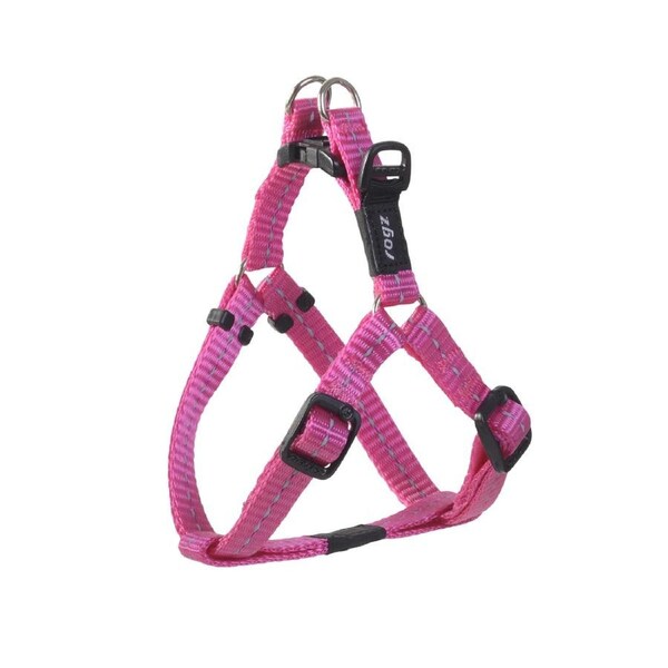 Rogz Classic Step-In Reflective Dog Harness Pink Small