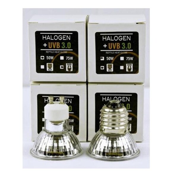 Venom Gear Halogen + Uvb 3.0 Heat Lamp Reptile Heat Spiral GU10 240V 75W