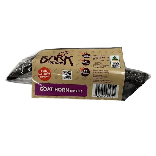 Bark & Beyond Goat Horn Dental Care Pet Dog Chew Treats Small