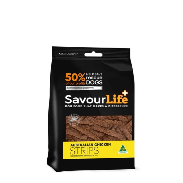 Savour Life Premium Dog Treat Strips Chicken 165g