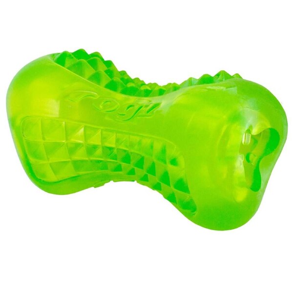 Rogz Yumz Treat Dispensing Dog Chew Toy Lime Small