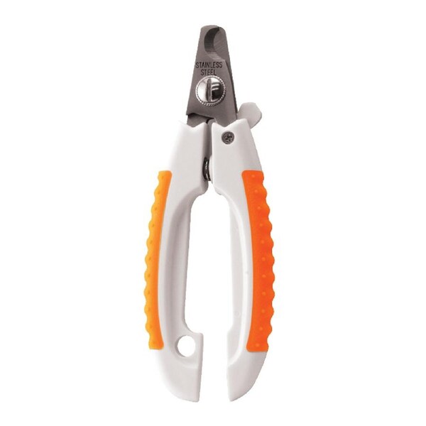 Wahl Nail Clipper Soft Grip Handle for Dogs White Orange Large