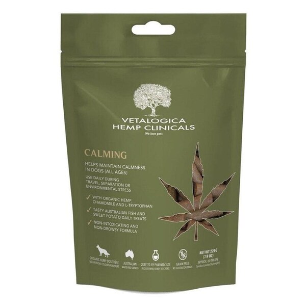 Vetalogica Hemp Clinicals Calming Dog Treats 225g